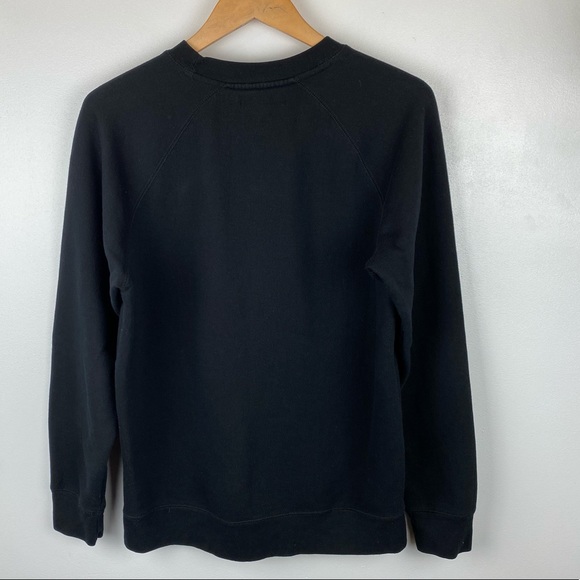 Brunette The Label “Brunette” Crew Neck Sweatshirt Black Size M/L - Picture 4 of 5